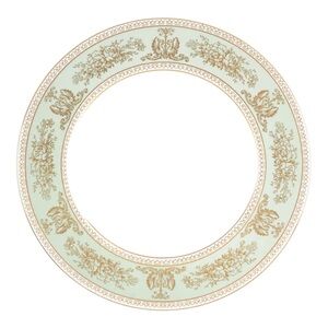 Wedgwood Gold Columbia Sage Green Gold Griffons Dinner Plate